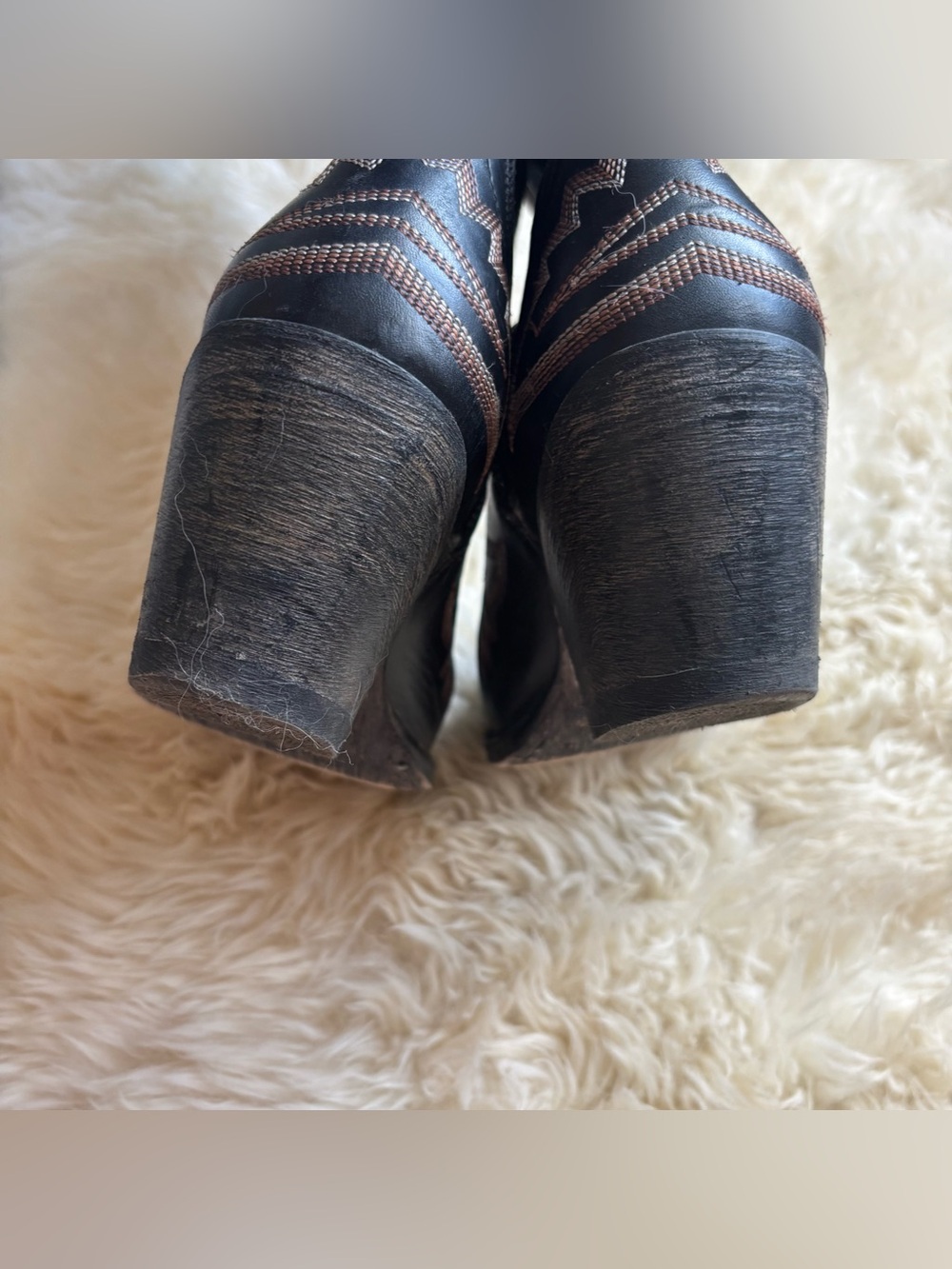 Ariat Women's Casanova X Toe Cowboy Western Boots in Brooklyn Black. Size 7.5C - Picture 7 of 15